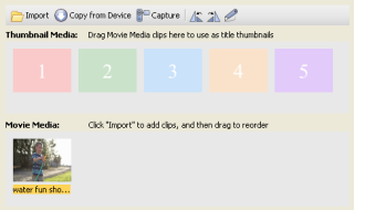 
 Importing your movie clips