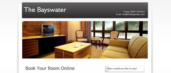 
 The finished article: a slider on a website